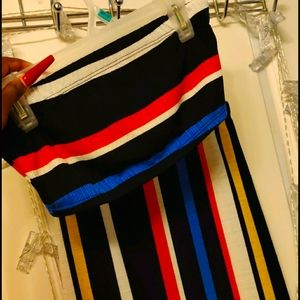 Striped Skirt Set